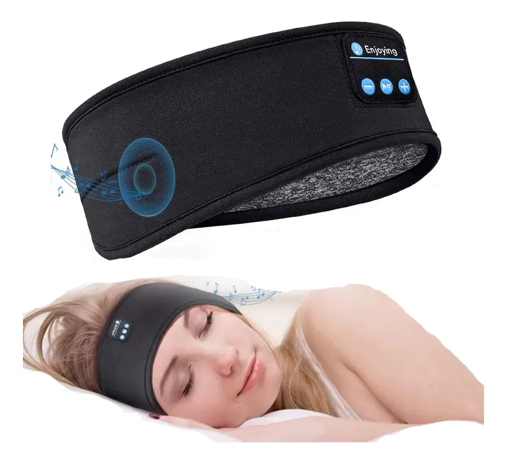 Diadema Bluetooth Inalámbrica para Dormir Deporte y Música