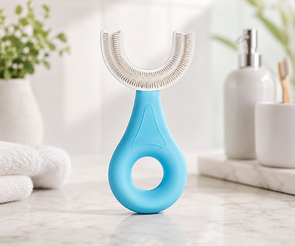 Cepillo de Dientes Infantil en U de Silicona para Niños